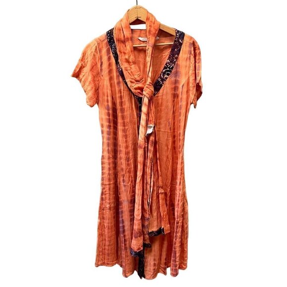 Soft Surroundings Sunset Bali Dress w/ Scarf- Size M - Picture 2 of 7
